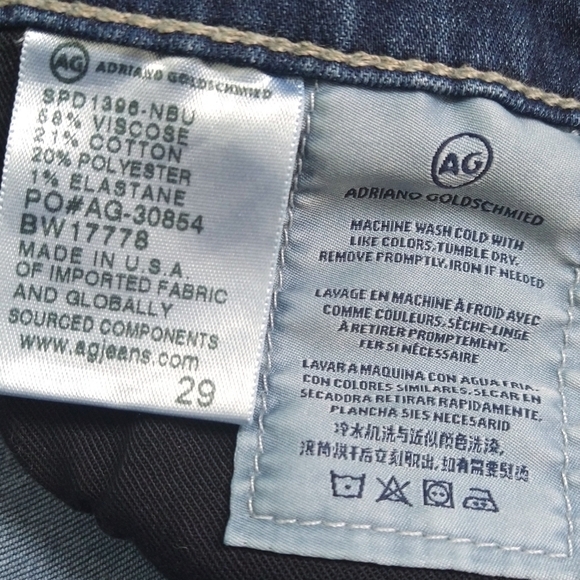 Adriano Goldschmied The Farrah High-Rise Skinny Crop Dark Wash Jean Modern - Picture 6 of 8